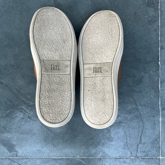 Frye Leather Woven Lena Loafers - Picture 3 of 6